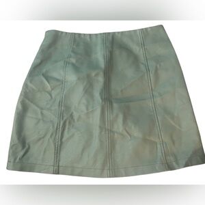 ECLIPSE Faux Leather mini skirt